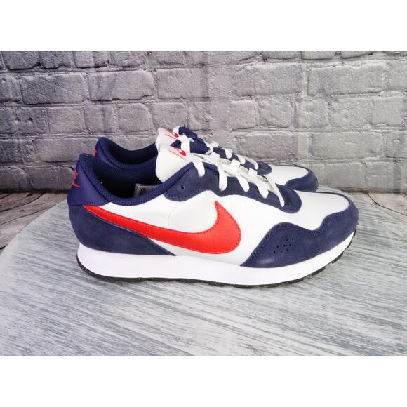 Nike MD Valiant GS Midnight Navy/Picante Red Youth 6.5Y Women 8 New in Box - Picture 6 of 13